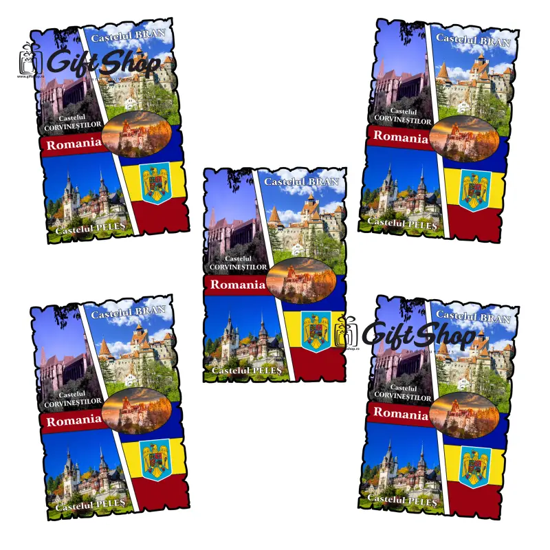Castele  romania, magnet frigider mgs177v